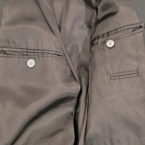 Orvis Black Single Button Timeless Vintage Blazer Suit Jacket Lined Size 6R - Picture 6 of 9